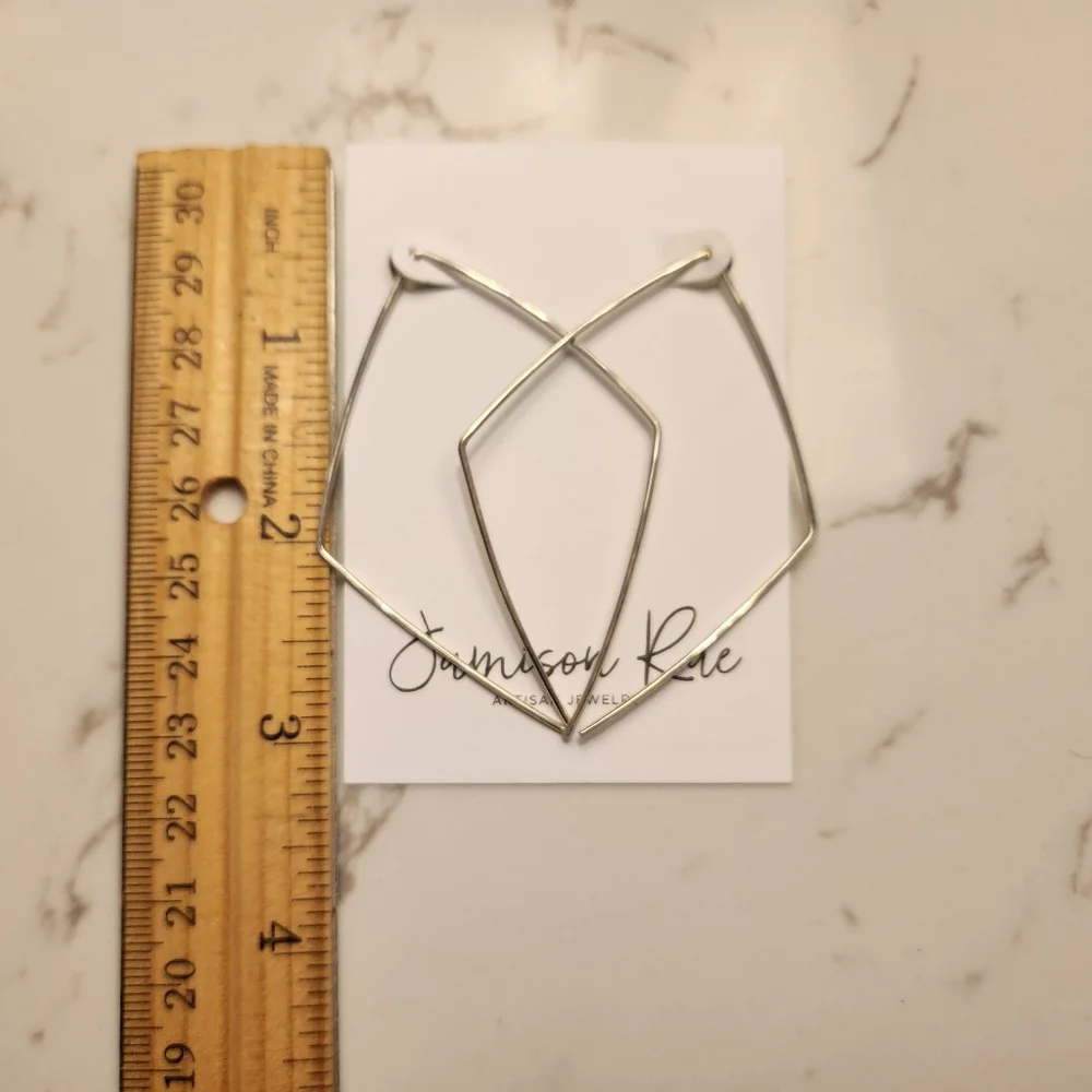 Jameson Rae Diamond Threader Earings - Picture 2 of 2